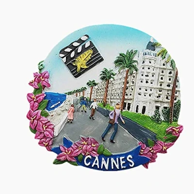 Afbeelding van Cannes Provence Alpes Cote d&#039;Azur Frankrijk 3D Koelkast Magneet Reizen Souvenir Geschenkcollectie Huis &amp; Keuken Decor Magnetische Sticker