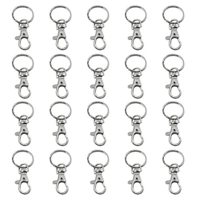 Afbeelding van TRIXES 20 X Kleine Sleutelhanger Musketonhaak Voor Sleutels Hobby Sieraden