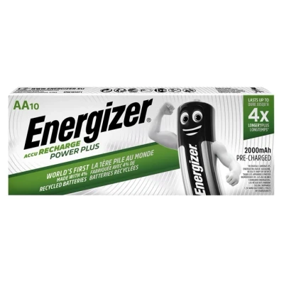Afbeelding van Energizer herlaadbare batterijen Power Plus 2000 AA/HR6/NH15, pak van 10 stuks