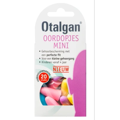 Afbeelding van 3x Otalgan Oordopjes Mini Plugs 20 stuks