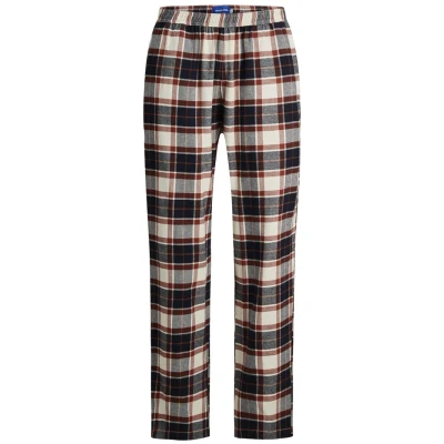 Afbeelding van JACK &amp; JONES pyjamabroek JACRIMON donkerblauw/rood/ecru