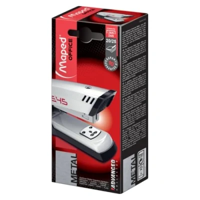 Afbeelding van Maped nietmachine Advanced Metal, half strip, voor 24/6 en 26/6, 20 blad, blauw