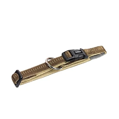Afbeelding van Nobby Soft Grip Hondenhalsband, 20 30 cm/10 mm, Lichtgroen/Bruin