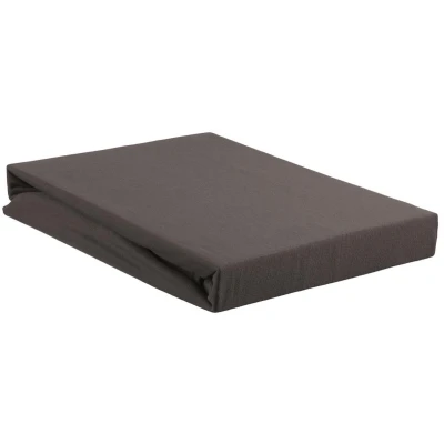 Afbeelding van Topper Hoeslaken Beddinghouse Antraciet (Jersey) 180 x 200/220 cm