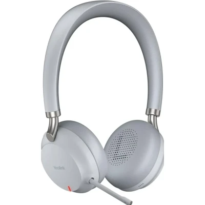 Afbeelding van Yealink Bluetooth headset BH72 Teams Light Gray USB A met oplaadstandaard