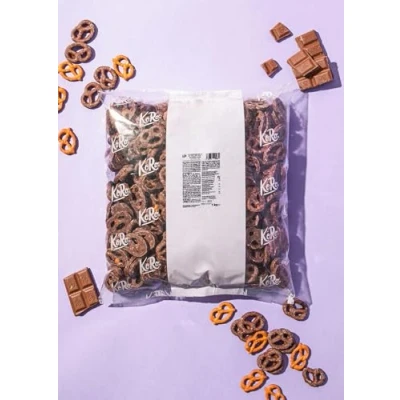 Afbeelding van KoRo Pretzels melkchocolade 1 kg
