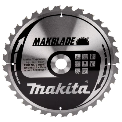 Afbeelding van Makita B 08947 Zaagb hout 305x30x2,3 32T 5g 305x30x1,8mm