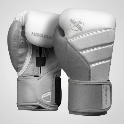 Afbeelding van Hayabusa T3 Bokshandschoenen Wit / Grijs 16 oz