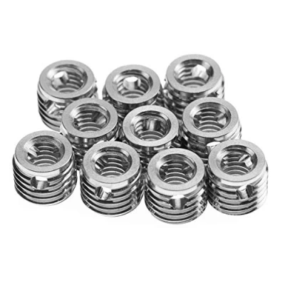 Afbeelding van 10 stks Draad Inserts 307 Rvs Zelftappende Insert Schroef Reparatie Accessoires(Inner M6*1.0Outer M10*1.25)