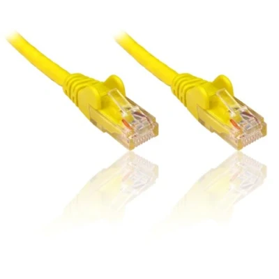 Afbeelding van PremiumCord patchkabel UTP RJ45 Cat6 0,25 m geel