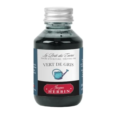Afbeelding van Jacques Herbin 17007T Flacon d&#039;encre à écrire 100ml Stylo plumes, stylos roller Vert de gris
