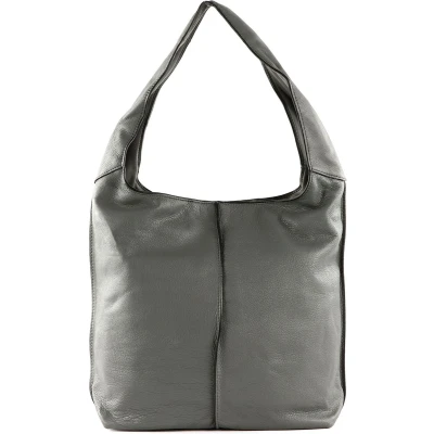 Afbeelding van FREDsBRUDER Leren Schoudertas FB 100 II Shoulderbag Grey Blue Grijs