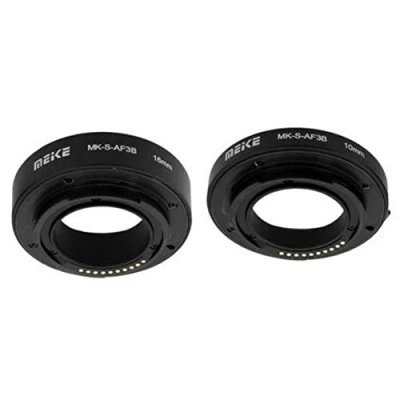 Afbeelding van Meike S AF3B Auto Focus Macro Verlengbuis (10mm+16mm) voor Sony E Mount FE Spiegelloze Camera A7 A7M2 NEX3 MEX5 NEX6 NEX7 A5000 A6000 A6300 A6500 A9