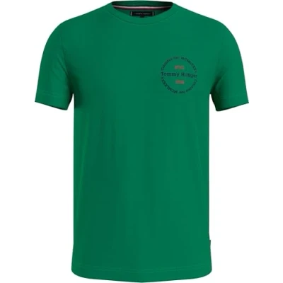Afbeelding van Tommy Hilfiger Tshirt print, Heren, Maat: XXL, Olympic green