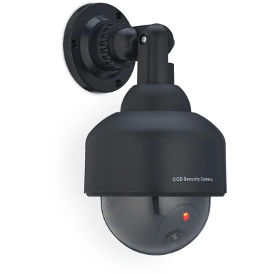 Afbeelding van Relaxdays 10x dummy dome camera met led lampje nep bewakingscamera binnen &amp; buiten