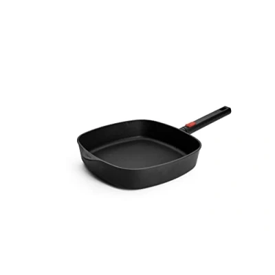 Afbeelding van Hapjespan, Vierkant, 28 x cm, 3.5 L, Gerecycled Aluminium, QXR Non Stick, Inductie Woll EcoLogic