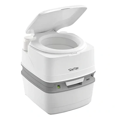 Afbeelding van Thetford 92820 Potti 365 Draagbaar toilet Qube, wit grijs, 414 x 383 427 mm