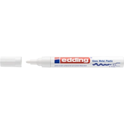 Afbeelding van Edding Glanslakmarker E 750 Cr Wit