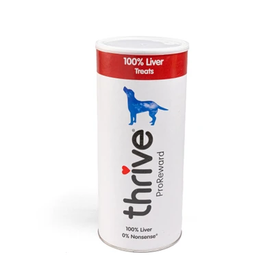 Afbeelding van 3x60g ProReward Gevriesdroogde Lever Thrive Hondensnacks