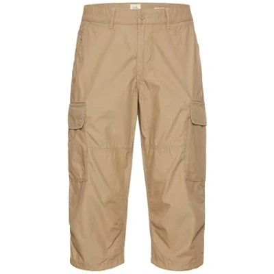Afbeelding van camel active 3/4 cargoshort met regular fit Maat menswear 42IN Bruin