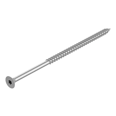 Afbeelding van SECCARO Spaanplaatschroef 6 x 140 mm, roestvrij staal V2A VA A2, houtschroef met gedeeltelijke schroefdraad, TX/binnenzeskant 50 stuks