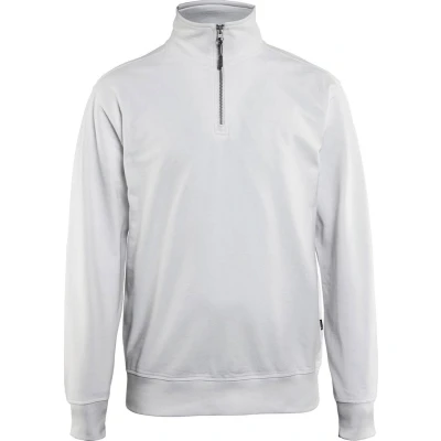 Afbeelding van Blaklader Sweatshirt met halve rits 3369 1158 Wit 4XL