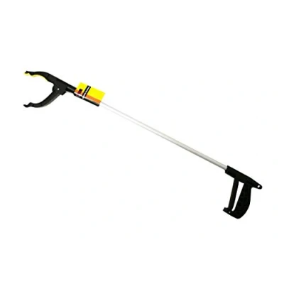 Afbeelding van Spetebo Aluminium grijphulp met magneet 76 cm afvalgrijper tuin grijptang vuilnistang vuilnisgrijper handgrijper magnetisch