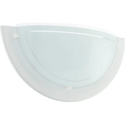 Afbeelding van EGLO wandlamp Planet 1, 1 pits wandlamp, van staal en glas, woonkamerlamp wit helder, hallamp met E27 fitting