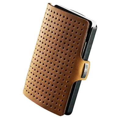 Afbeelding van I CLIP Original Mini Portemonnee met Geldclip Slanke Leren Premium Kaartetui AdvantageR Beige