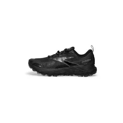 Afbeelding van Brooks Cascadia 18 Trail hardloopschoenen, Dames, Maat: 40, Black blackened pearl grey Textiel
