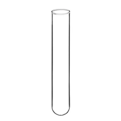 Afbeelding van stonylab 15 Stuks Borosilicaatglas Ronde Bodem Reageerbuizen, 30 mm OD X 165 Lengte (Verpakking van 15)