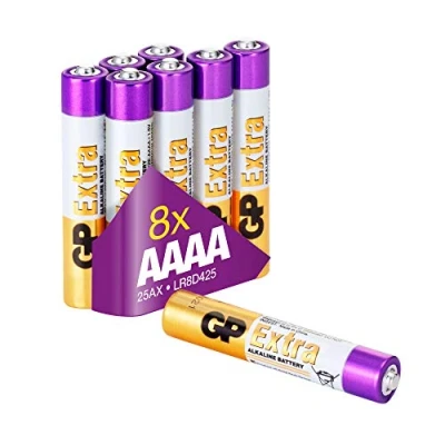 Afbeelding van GP Extra Alkaline batterijen AAAA 1.5V Mini MN2500 LR61 E96 LR8D425 Pack van 8 stuks
