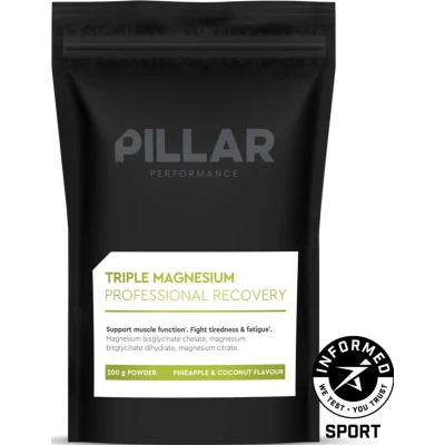 Afbeelding van Pillar Performance Triple Magnesium Professional Recovery 200g Ananas Kokos Transparant