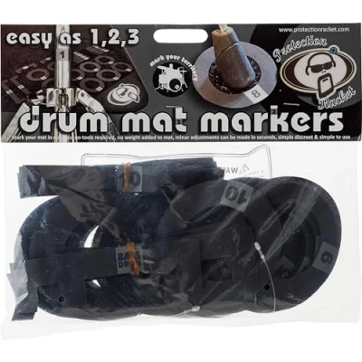 Afbeelding van Protection Racket 9022 01 Drum Mat markers genummerde voor drummat