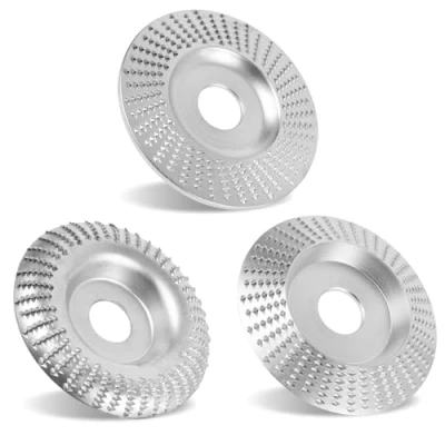 Afbeelding van 3 stuks schuurschijf Houtslijpschijf haakse slijpschijf kettingzaagschijf, wolfraamcarbide, slijpschijven voor het vormen, slijpen en snijden slijper hout, kunststof, rubber 125/22mm