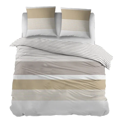 Afbeelding van Snoozing Audrey Dekbedovertrek Tweepersoons 200x200/220 cm Zand