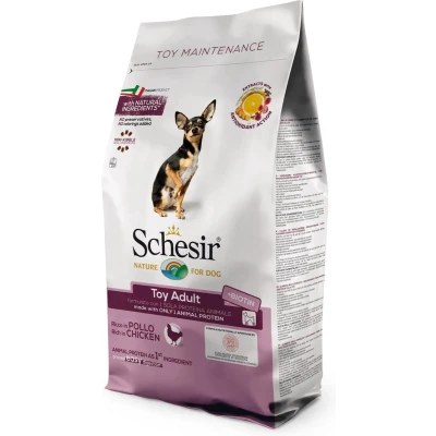 Afbeelding van Schesir Hondenvoer Dry Toy Kip 800 gr