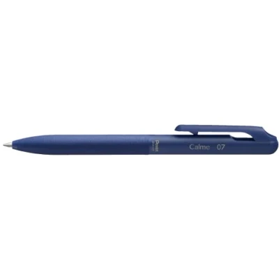 Afbeelding van Pentel BXA107C C Calme balpen, duidelijk gedempt klikgeluid, gripzone in lederlook, navulbaar, bal 0,7 mm = lijndikte 0,35 mm, schrijfkleur blauw, 1 stuk