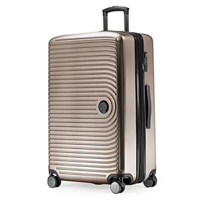 Afbeelding van HAUPTSTADTKOFFER Mitte Grote koffer met harde schaal, TSA, 4 wielen, ruimbagage 8 cm volumevergroting, 77 cm, 130 liter, Champagne