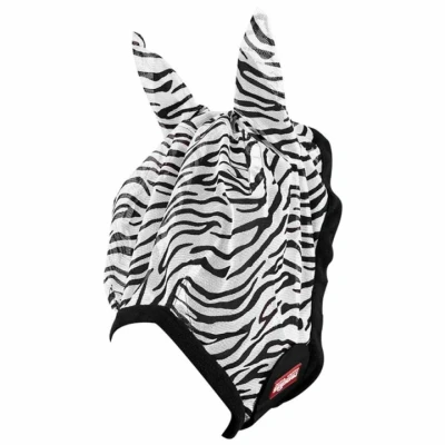 Afbeelding van Premiere Vliegenmasker Animal Print Pony Zebra A5015 Zwart