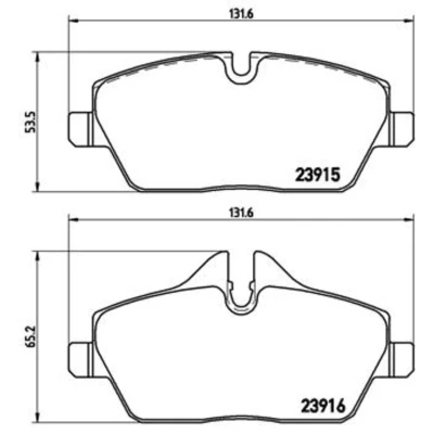 Afbeelding van Brembo Remblokset P 06 034
