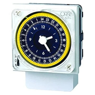 Afbeelding van ORBIS Zeitschalttechnik ALPHA D Schakelklok voor DIN rails 230 V/AC 1x wisselcontact 16 A 250 Dagprogramma