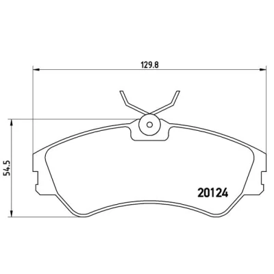 Afbeelding van Brembo Remblokset P 85 028