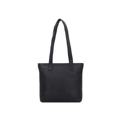 Afbeelding van FLORIDA kleine shopper handtas wax pull up zwart