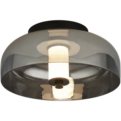 Afbeelding van Searchlight Glazen plafondlamp Frisbee Ø 30cm 59804 1SM