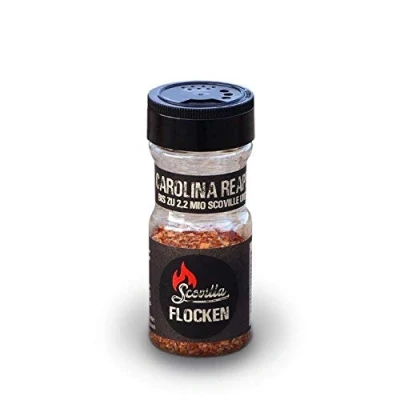 Afbeelding van Scovilla s Carolina Reaper, chilivlokken in shaker, 25 g