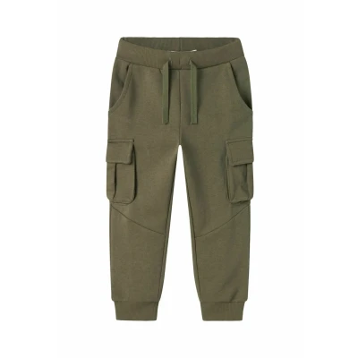Afbeelding van NAME IT MINI cargo joggingbroek NMNOLI olijfgroen