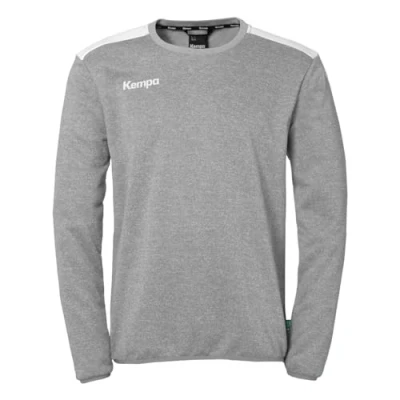 Afbeelding van Kempa Emotion 27 Longsleeve, Maat: XXL, Dark grau melange weiß