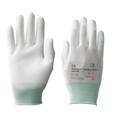 Afbeelding van Honeywell Handschoen maat 9 wit EN 388 PSA categorie II polyamide tricot met polyurethaan 10 paar 061609941E