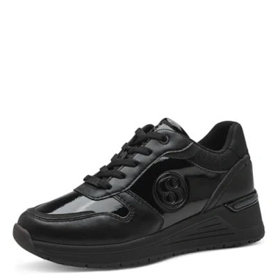 Afbeelding van s.Oliver Low 5 23619 43 Sneakers, voor dames, zwart, 41 EU, EU